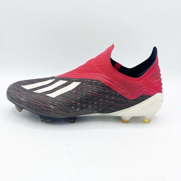 Adidas X 18+ FG/AG Soccer Cleats BB9335 US Size 8 Men's Black / White / Red - Picture 1 of 8